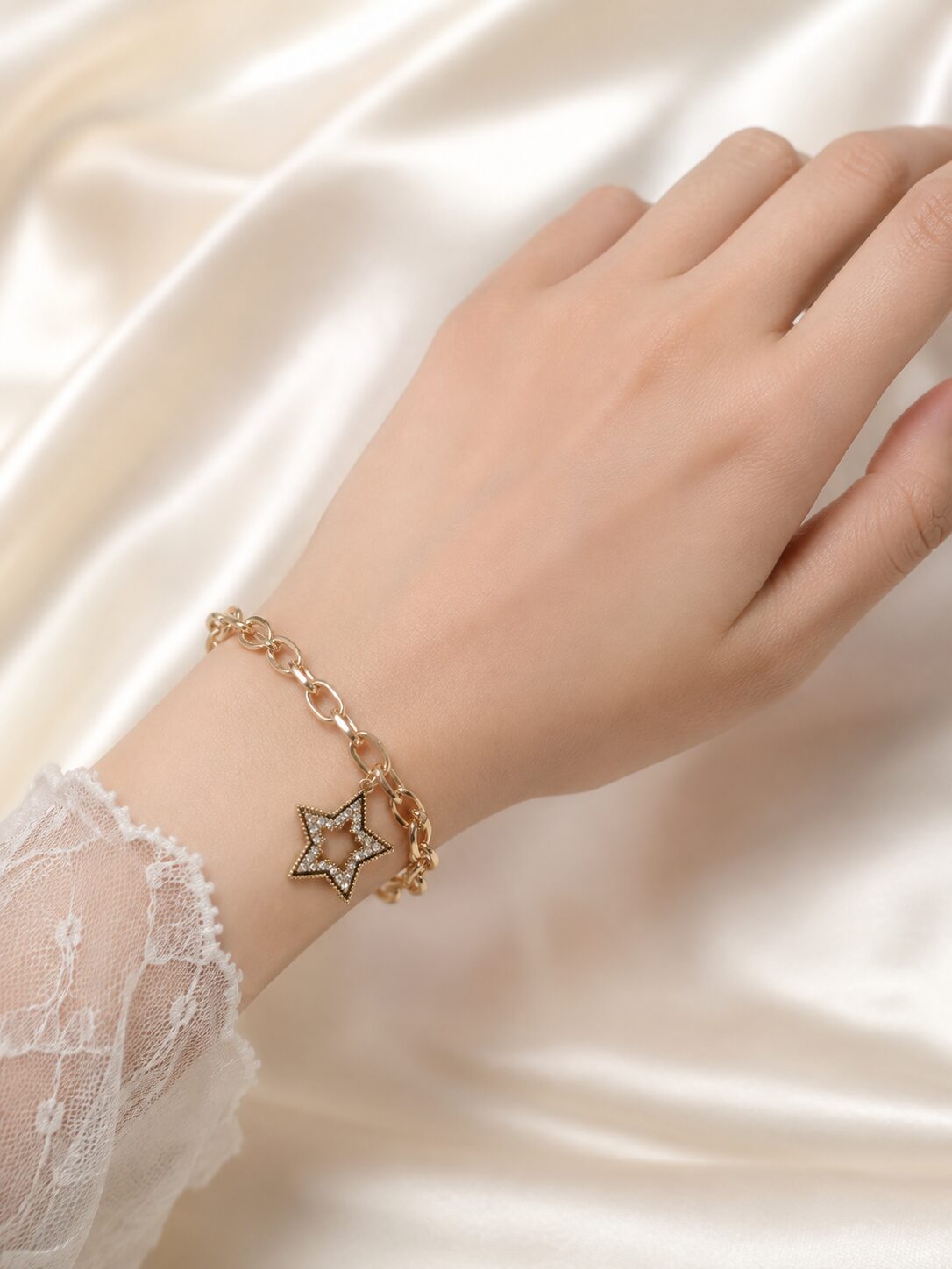2026/08/1001771713.jpg Star Charm Bracelet - Image 1