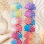 Pearl Shell Hair Clips