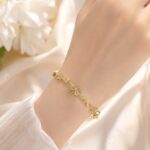 Elegant Gold Floral Vine Bracelet ✨