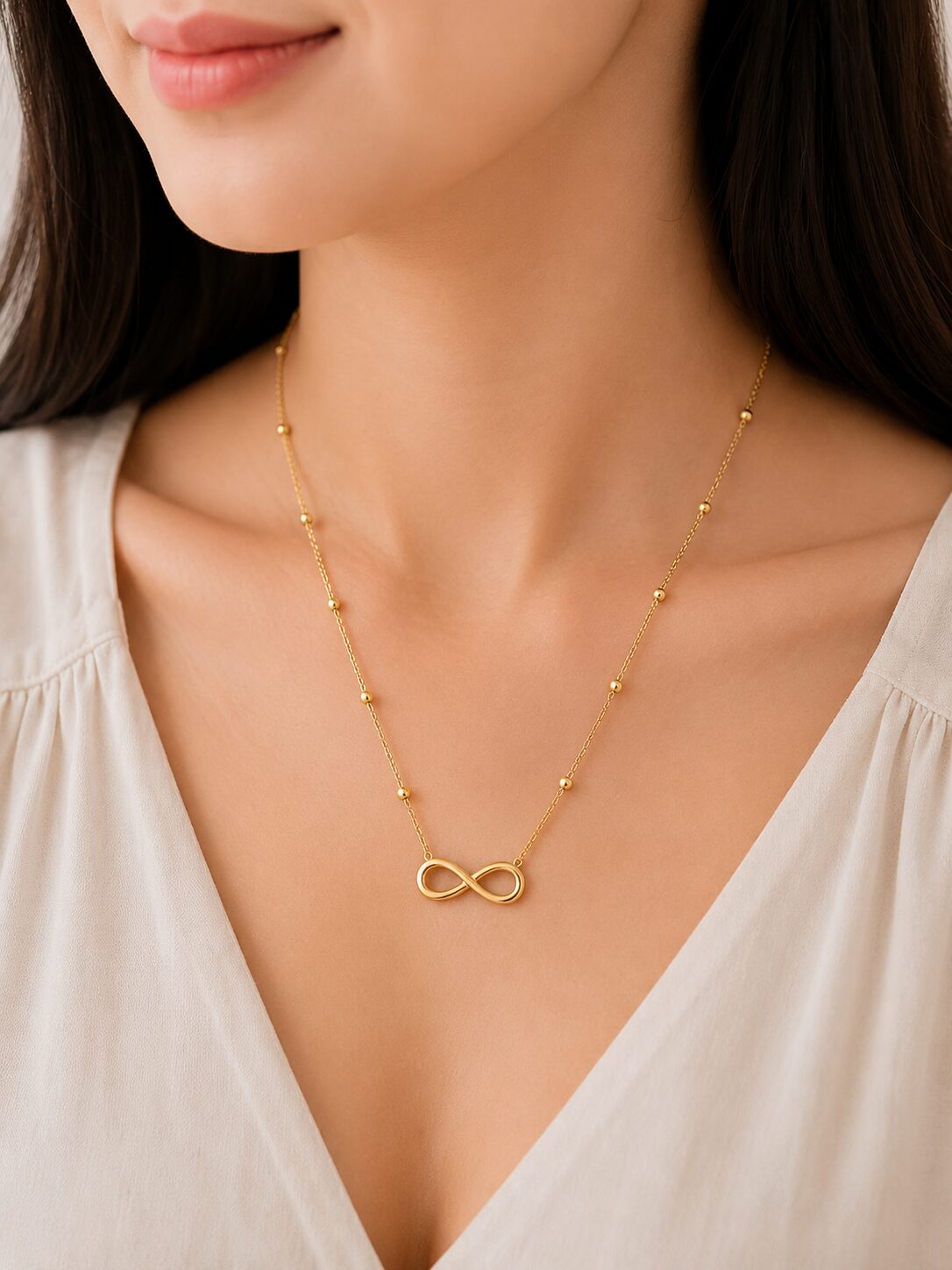 2026/08/1001773017.jpg Infinity Pendant Necklace - Image 1