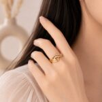 ✨ Infinity Loop Rose gold Ring