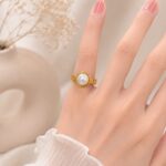 Classic Pearl Gold Ring