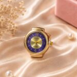 Royal purple/gold Dial Ring Watch