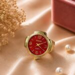 Royal Red  Dial Ring Watch