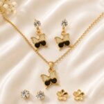 Butterfly Necklace & Earring Set