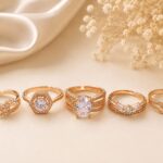 Premium Rose Gold CZ Designer Ring Collection ✨
