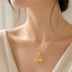 Elegant Gold Shell & Starfish Charm Necklace ✨