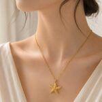 Elegant Gold Starfish Pendant Necklace ✨
