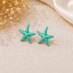 ProductBlack Starfish Stainless Steel Earrings