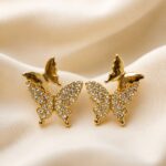 Premium Crystal Butterfly Earrings