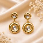 Luxury Crystal Gold Drop Earrings