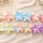 Pastel Flower Hair Claw Clips