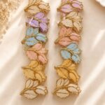 Elegant Leaf Design Hair Claw Clips