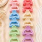 Korean Style Pastel Hair Claw Clips – Multicolor Collection