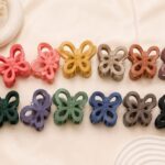 Korean Style Pastel Hair Claw Clips – Multicolor Collection