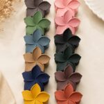 Premium Floral Hair Claw Clips