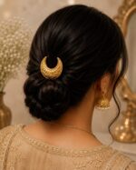Traditional Chand Gold Hair Pin - Image 2