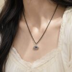 Elegant Black Beaded Evil Eye Mangalsutra