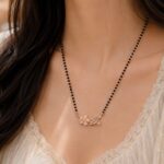 Elegant Rose Gold Floral Mangalsutra