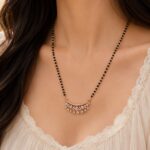 Elegant Rose Gold Evil Eye Charm Mangalsutra