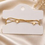 Golden Star Charm Chain Bracelet
