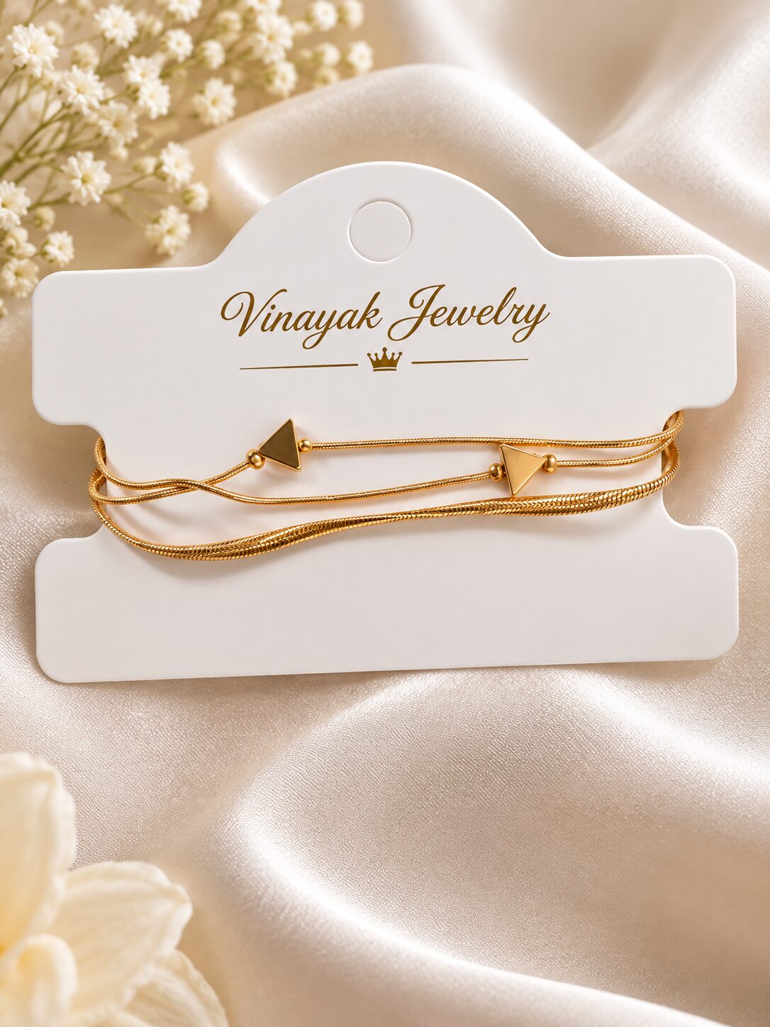 2026/08/1001781825.jpg Triple-Layer Triangle Charm Necklace ✨ - Image 1