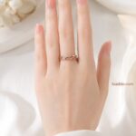 Korean Style Rose Gold Adjustable Couple Ring