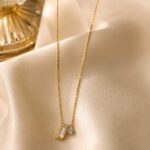 Elegant Gold Dual-Pendant Necklace – Minimal Luxury Jewelry