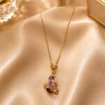 Elegant Multicolor Gemstone Pendant Necklace – Luxury Gold Jewelry