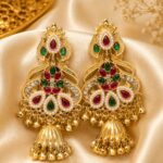 PEALS MULTI COLOR KASHMIRI EARRINGS