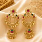 KASHMIRI MULTI GOLDEN EARRINGS