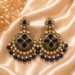 BLUE STONE EARRINGS