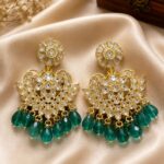 WHITE TARQISH EARRINGS
