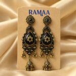 OXIDISE BLACK EARRINGS