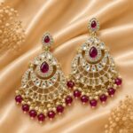 MAJANTA WHITE KUNDAN EARRINGS
