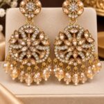 Royal Floral Crystal Chandelier Earrings