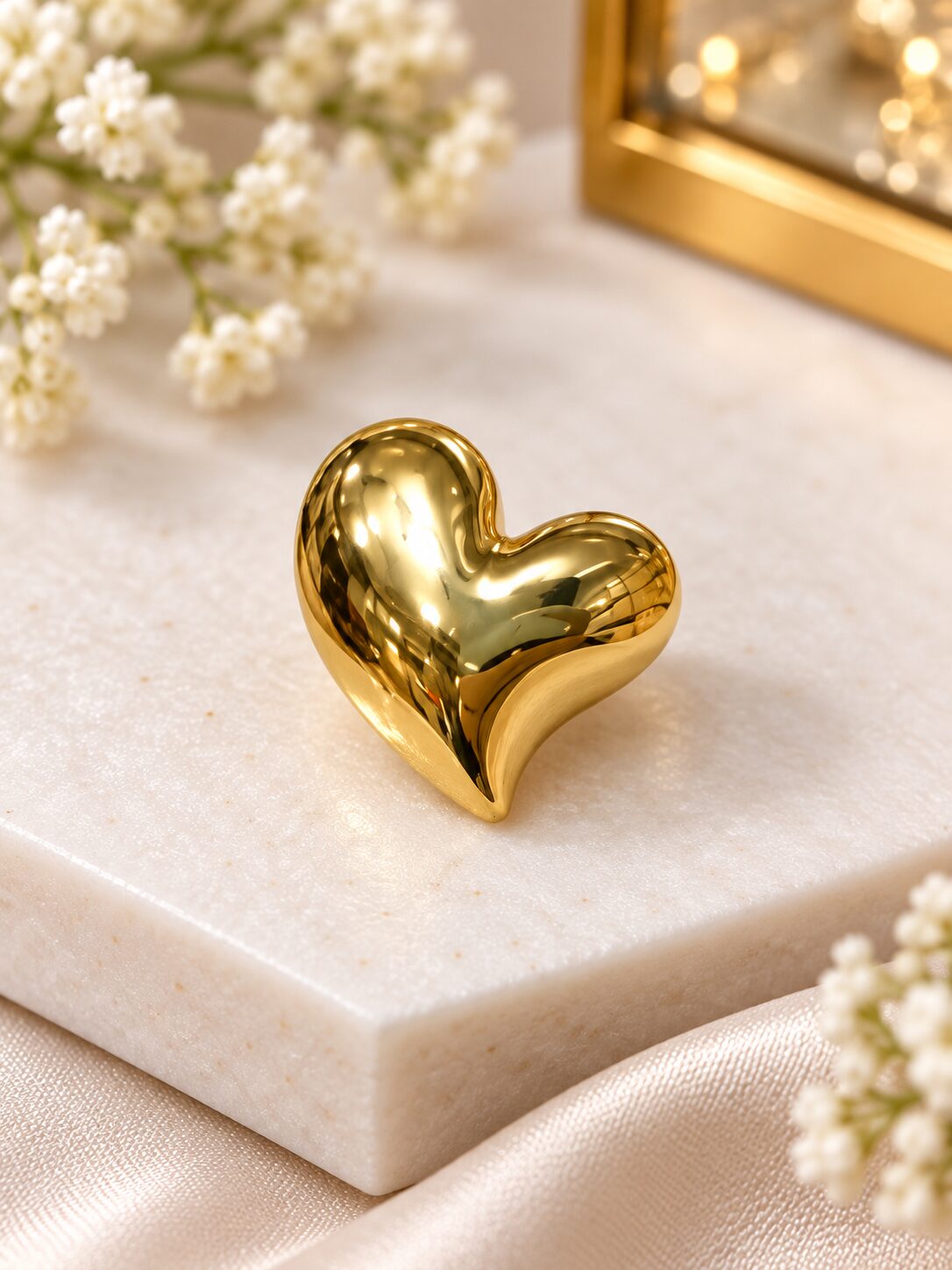2026/09/1001786112.jpg Elegant Golden Heart Jewelry ❤️✨ - Image 1