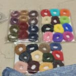 Fluffy Multicolor Scrunchies – 3 Pack Combo Set ✨