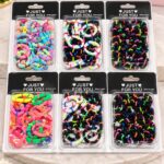Multicolor Mini Hair Ties – 6 Pack Combo Set ✨