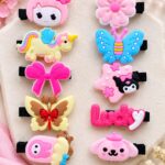 Cute Cartoon Hair Clips for Girls – Colorful Kawaii Hair Accessories Set