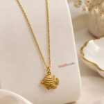 Golden Fish Pendant Necklace – Stainless Steel Anti-Tarnish Jewellery