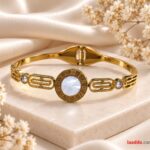 Premium Roman Numeral Pearl Bracelet | Anti-Tarnish Stainless Steel | Korean Design