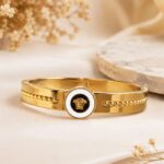 Royal Gold Medusa Cuff Bracelet