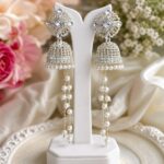 Elegant Pearl Drop Jhumka Earrings ✨