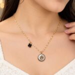 Elegant Floral Charm Necklace