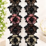 Elegant Rose Flower Hair Claw Clips – Stylish Floral Hair Accessories Set