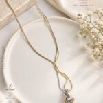 Korean Two-Tone Anti-Tarnish Pendant Necklace | Premium Stainless Steel Jewellery