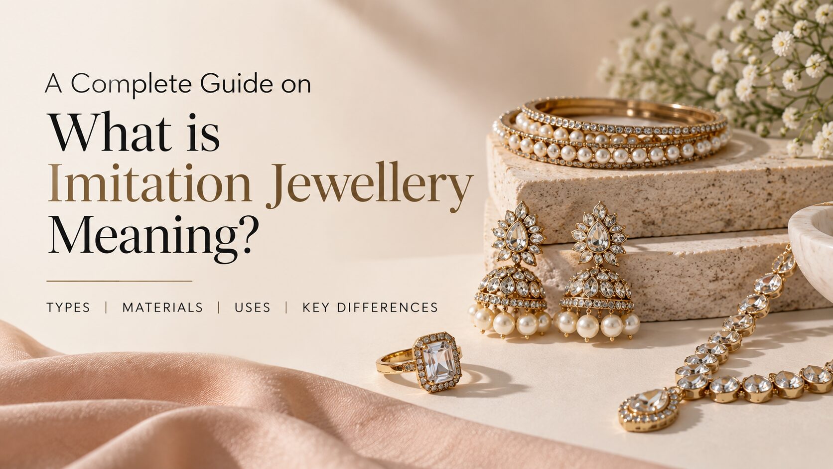 Imitation jewellery meaning and examples of artificial jewellery designs
