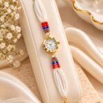 Elegant Multicolor Beaded Bracelet Watch for Women